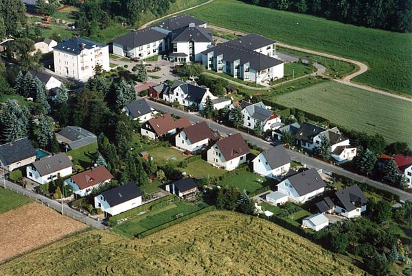 Vogelperspektive Pflegeheim Wohngebiet