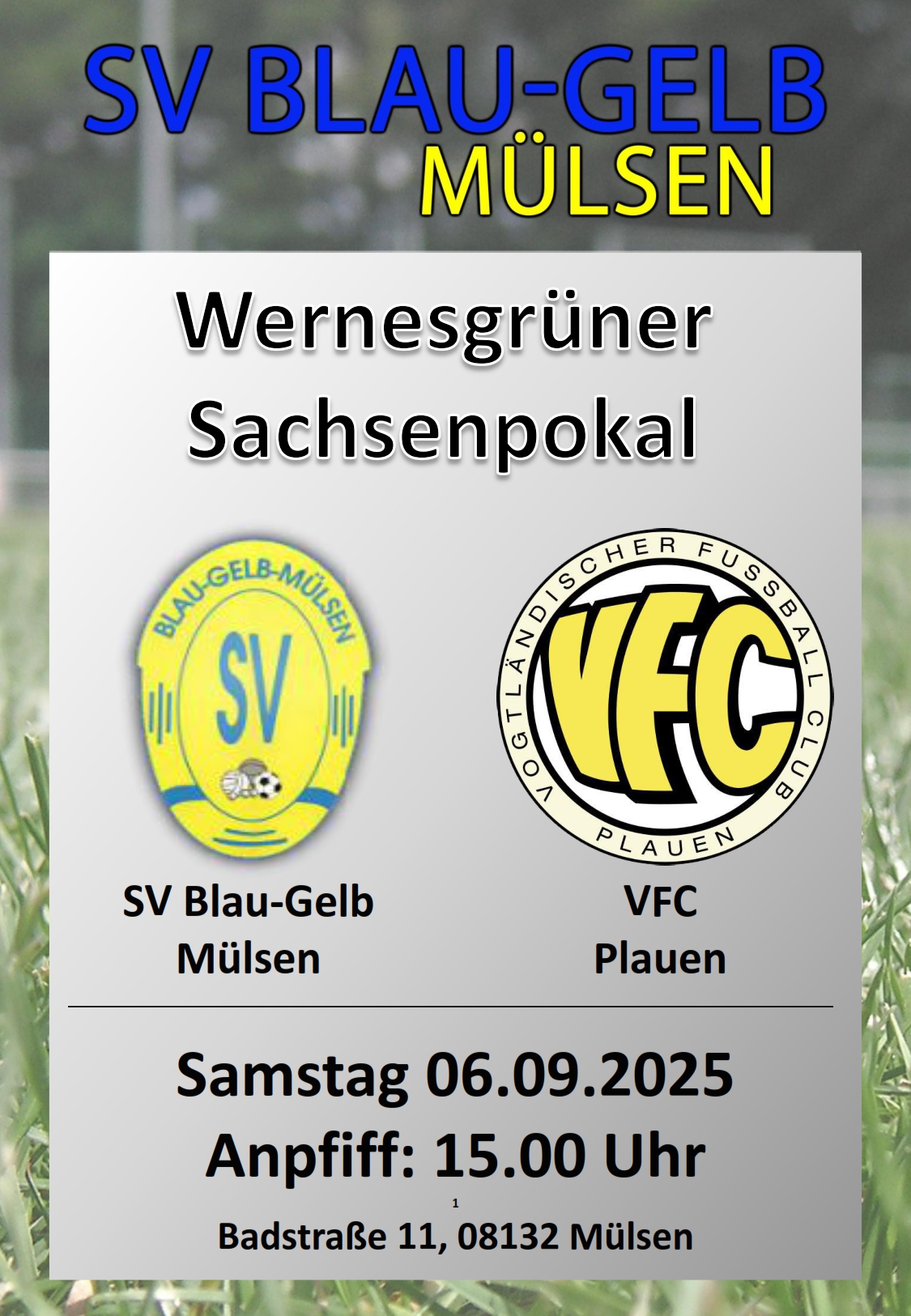 Plakat Sachsenpokal