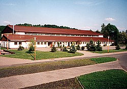 Sporthalle Mülsen St. Jacob Außenansicht
