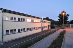 Sporthalle Thurm Außenansicht